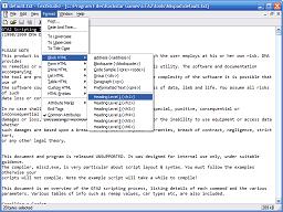 Click to view large image The Format > Block HTML submenu.