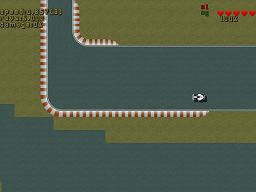 Top speed of 0.657 at the braking point for Turn 1.
