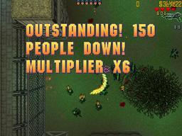 Click to view large image Bonus message says “Outstanding! 150 people down! Multiplier ×6”.