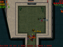 Click to view large image Host issues orders to other players in the Armoury, having gotten weapons.