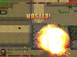 Click to view large image Vehicle Bomb destroys outer gate of large desert army base.