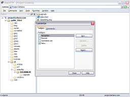 Click for bigger image. Customise toolbars window unexpectedly altering the order of the menu bar and History toolbar.
