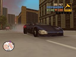 Hard braking with the Infernus