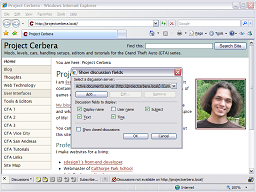 Specifying a discussion server.