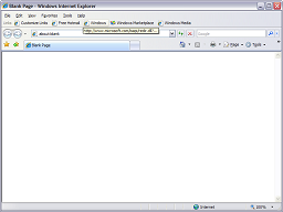 An item in the Quick Links bar.