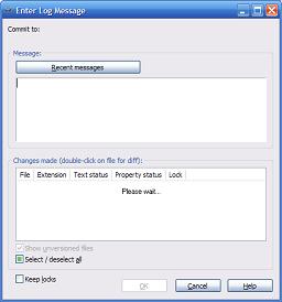 SVN Commit item in the Windows Explorer context menu.