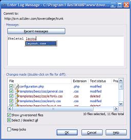 Editing aids while entering a message.