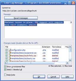 Text says: Skeletal layout in place. IE6 support will require more <div> elements, afaict.