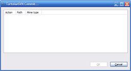 A new window appears, with an empty Listview.